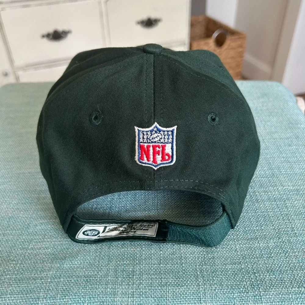 Vintage PUMA New York Jets‎ NFL Pro Line Strapback Embroidered Green Hat